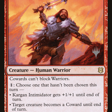Kargan Intimidator [Zendikar Rising Promos]