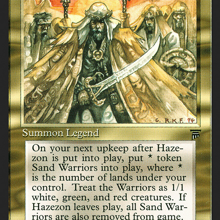 Hazezon Tamar [Legends]