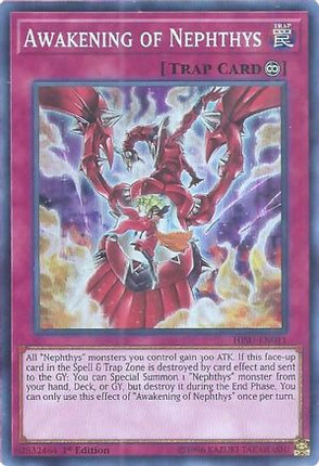 Awakening of Nephthys (Super Rare) [HISU-EN011] 1st Edition
