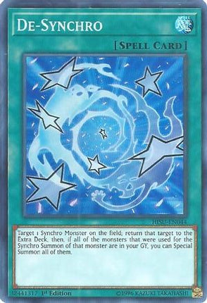 De-Synchro (Super Rare) [HISU-EN044] 1st Edition