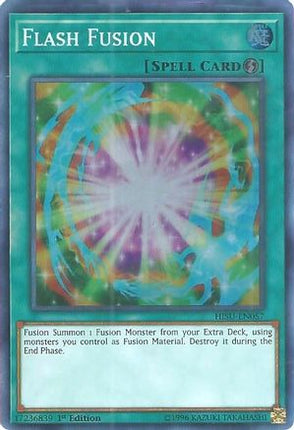 Flash Fusion (Super Rare) [HISU-EN057] 1st Edition