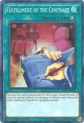 Fulfillment of the Contract (Super Rare) [HISU-EN052] 1st Edition