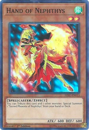 Hand of Nephthys (Super Rare) [HISU-EN013] 1st Edition