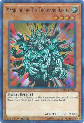 Manju of the Ten Thousand Hands (Super Rare) [HISU-EN047] 1st Edition