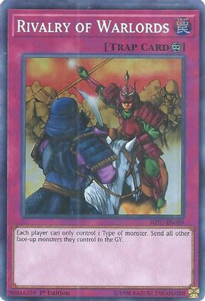 Rivalry of Warlords (Super Rare) [HISU-EN059] 1st Edition