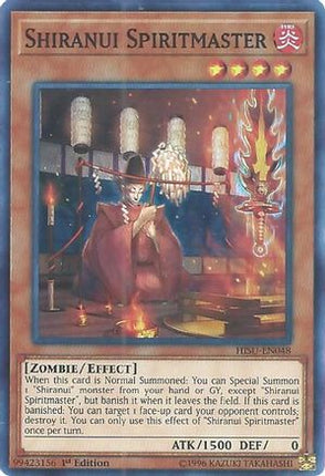 Shiranui Spiritmaster (Super Rare) [HISU-EN048] 1st Edition