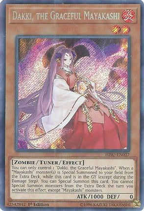 Dakki, the Graceful Mayakashi (Secret Rare) [HISU-EN027] 1st Edition