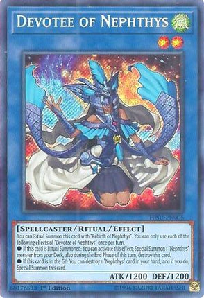 Devotee of Nephthys (Secret Rare) [HISU-EN005] 1st Edition
