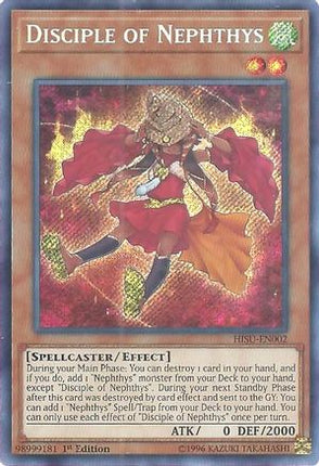 Disciple of Nephthys (Secret Rare) [HISU-EN002] 1st Edition