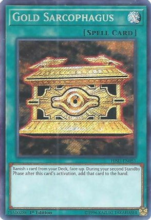 Gold Sarcophagus (Secret Rare) [HISU-EN051] 1st Edition