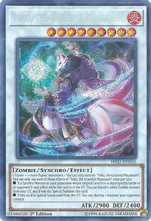 Yoko, the Graceful Mayakashi (Secret Rare) [HISU-EN035] 1st Edition