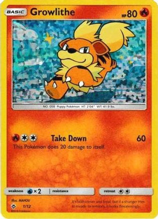 Growlithe - 1/12 [McDonald's Promos 2018] Holofoil