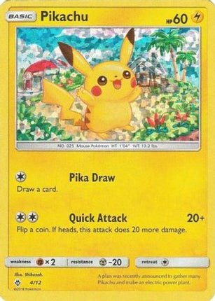 Pikachu - 4/12 [McDonald's Promos 2018] Holofoil