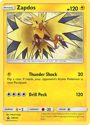 Zapdos - SM145 - null/null [SM Promos] Holofoil