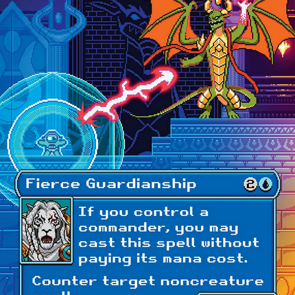 Fierce Guardianship (Borderless) [Secret Lair Drop] Foil