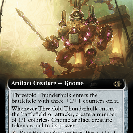 Threefold Thunderhulk (Extended Art) [The Lost Caverns of Ixalan]