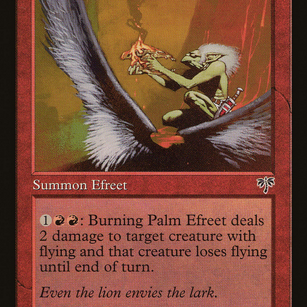 Burning Palm Efreet (Retro) [The List]