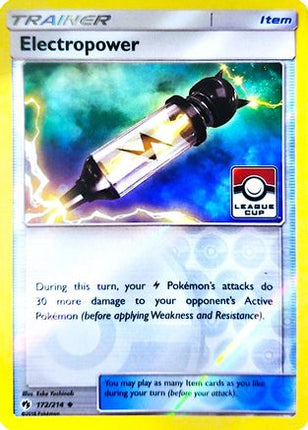 Electropower - 172/214 (League Cup) [League & Championship Cards] Reverse Holofoil