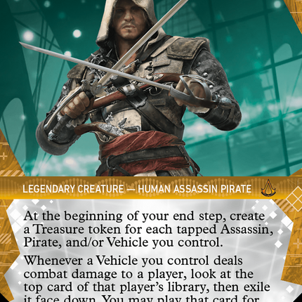 Edward Kenway (Showcase) (Borderless) [Assassin's Creed] Foil