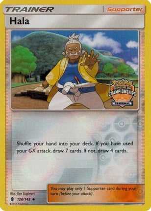 Hala - 126/145 (Regional Championships) [League & Championship Cards] Reverse Holofoil