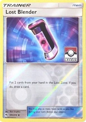 Lost Blender - 181/214 (Pokemon League) [League & Championship Cards] Reverse Holofoil