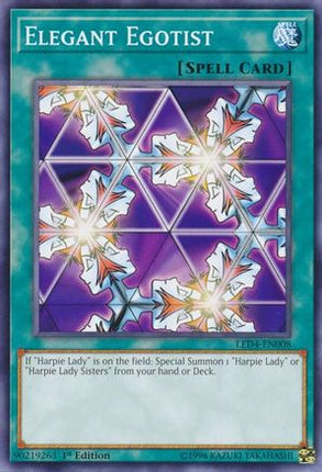 Elegant Egotist (Common / Short Print) [LED4-EN008] 1st Edition