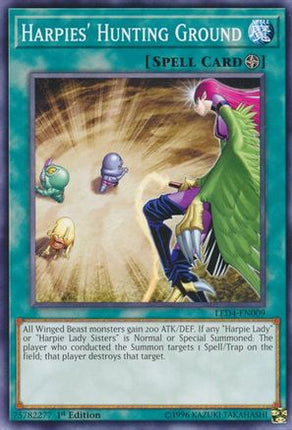 Harpies' Hunting Ground (Common / Short Print) [LED4-EN009] 1st Edition