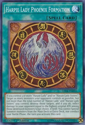Harpie Lady Phoenix Formation (Common / Short Print) [LED4-EN010] 1st Edition