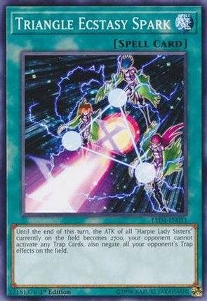 Triangle Ecstasy Spark (Common / Short Print) [LED4-EN011] 1st Edition