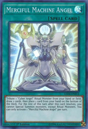 Merciful Machine Angel (Super Rare) [LED4-EN014] 1st Edition