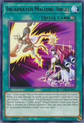 Incarnated Machine Angel (Rare) [LED4-EN015] 1st Edition