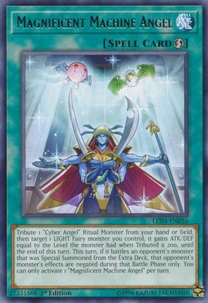 Magnificent Machine Angel (Rare) [LED4-EN016] 1st Edition