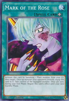 Mark of the Rose (Common / Short Print) [LED4-EN033] 1st Edition