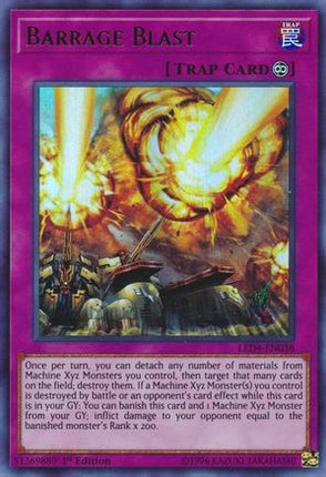 Barrage Blast (Ultra Rare) [LED4-EN038] 1st Edition