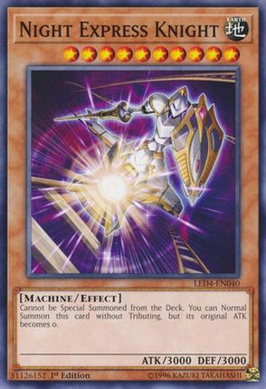 Night Express Knight (Common / Short Print) [LED4-EN040] 1st Edition