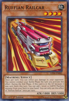 Ruffian Railcar (Common / Short Print) [LED4-EN042] 1st Edition