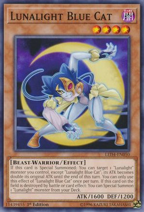 Lunalight Blue Cat (Common / Short Print) [LED4-EN050] 1st Edition