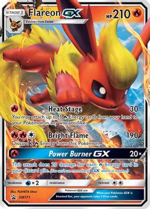 Flareon GX - SM171 - SM171/null [SM Promos] Holofoil