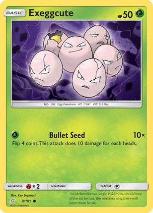 Exeggcute - 8/null [SM - Team Up] Reverse Holofoil