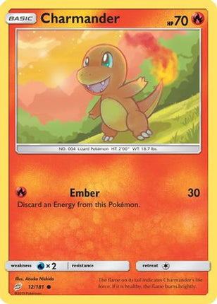 Charmander (12) - 12/181 [SM - Team Up] Reverse Holofoil