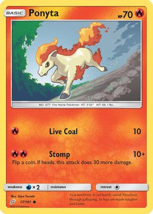Ponyta - 17/181 [SM - Team Up] Reverse Holofoil