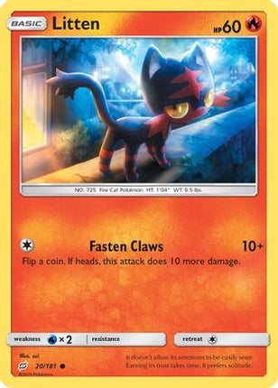Litten - 20/181 [SM - Team Up] Reverse Holofoil
