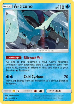 Articuno - 32/181 [SM - Team Up] Holofoil