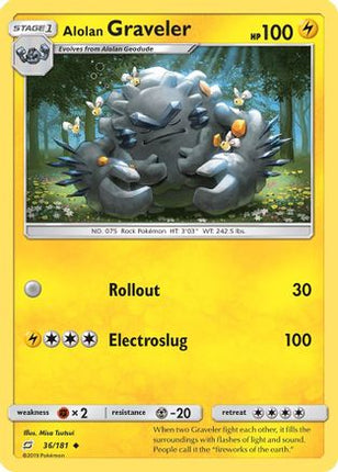 Alolan Graveler - 36/181 [SM - Team Up] Reverse Holofoil