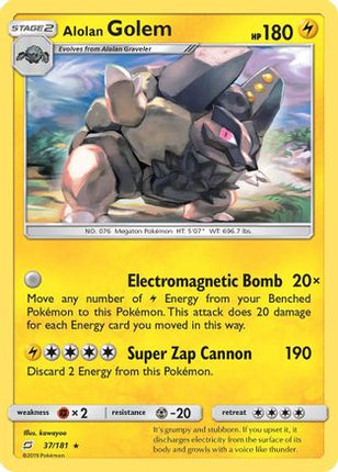 Alolan Golem - 37/181 [SM - Team Up]