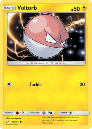 Voltorb - 38/181 [SM - Team Up] Reverse Holofoil