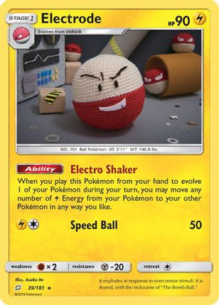 Electrode - 39/181 [SM - Team Up] Holofoil