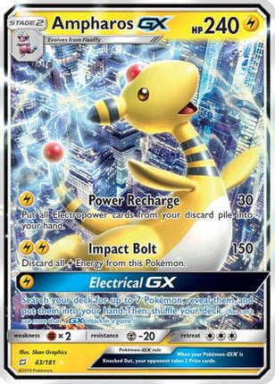 Ampharos GX - 43/181 [SM - Team Up] Holofoil