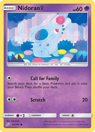 Nidoran F - 54/181 [SM - Team Up]