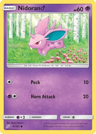 Nidoran M - 57/181 [SM - Team Up]
